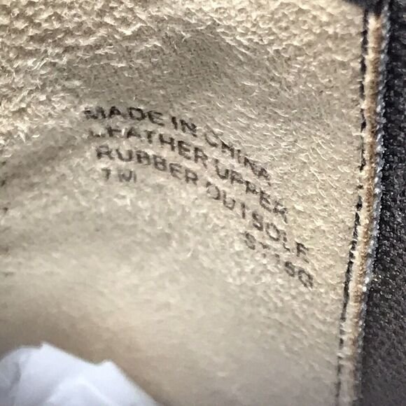 Michael Kors Chocolate Brown Soft Leather Woods Ankle Pointed Toe Booties Size 7 - Picture 14 of 14